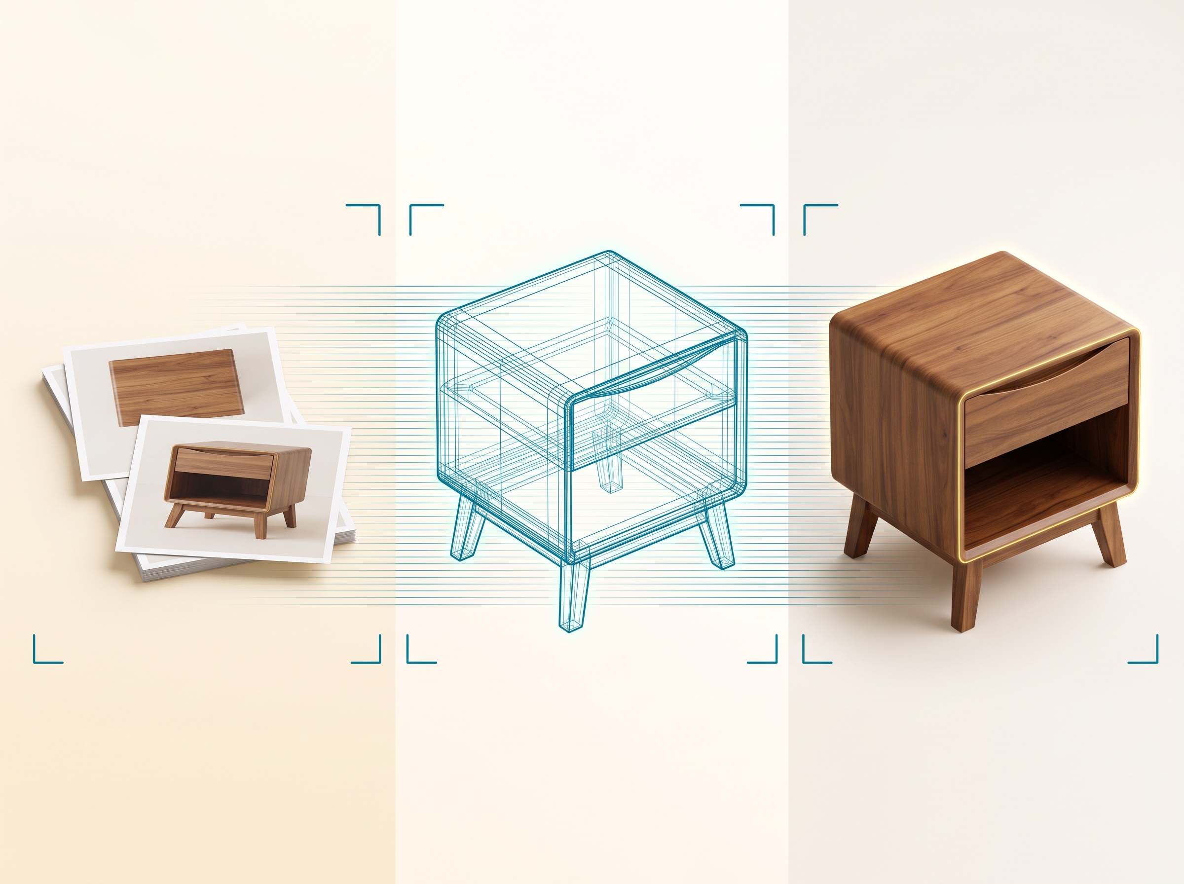 Proceso de creación de un modelo 3D: de fotos de referencia a wireframe y modelo texturizado final